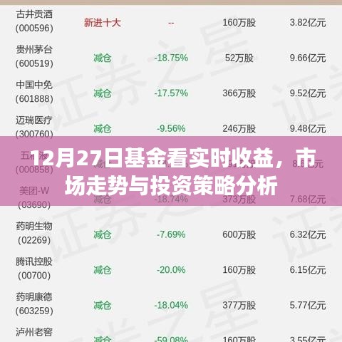 12月27日基金实时收益解析，市场走势与策略分析