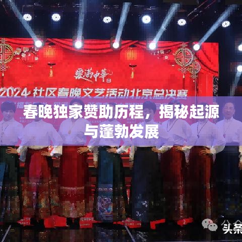 春晚独家赞助历程，揭秘起源与蓬勃发展