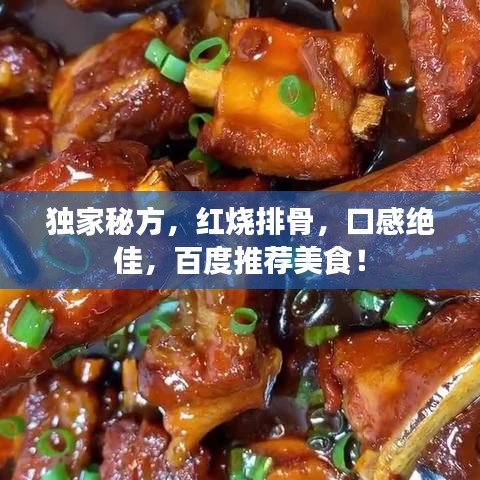 独家秘方，红烧排骨，口感绝佳，百度推荐美食！