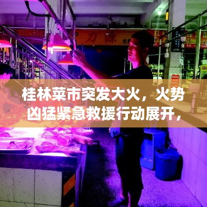 桂林菜市突发大火，火势凶猛紧急救援行动展开，现场惊心动魄！