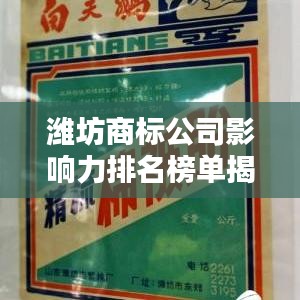 潍坊商标公司影响力排名榜单揭晓，权威分析引领行业风向标
