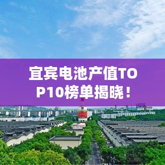宜宾电池产值TOP10榜单揭晓!