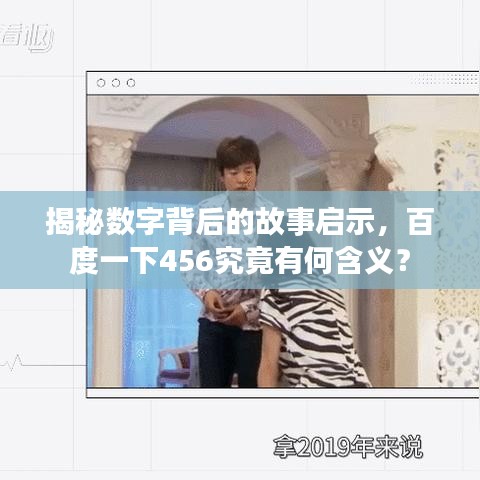 揭秘数字背后的故事启示，百度一下456究竟有何含义？