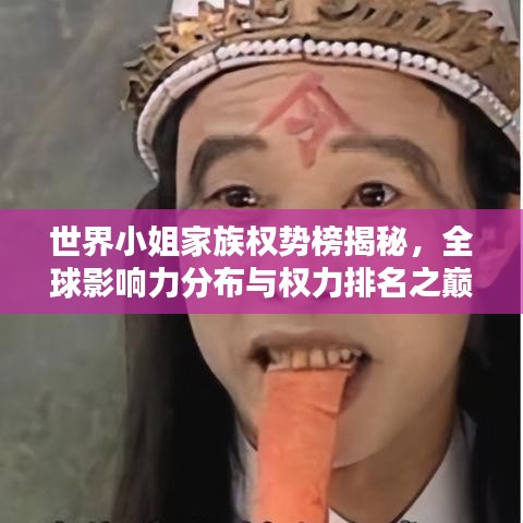 世界小姐家族权势榜揭秘，全球影响力分布与权力排名之巅