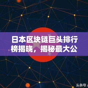 日本区块链巨头排行榜揭晓，揭秘最大公司排名！