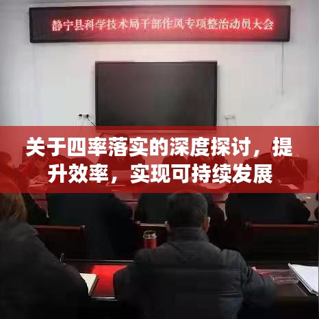 关于四率落实的深度探讨,提升效率,实现可持续发展