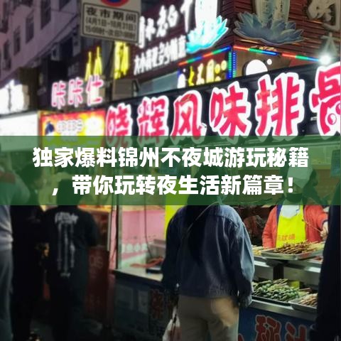 独家爆料锦州不夜城游玩秘籍，带你玩转夜生活新篇章！