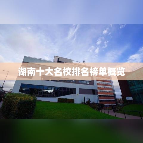 湖南十大名校排名榜单概览