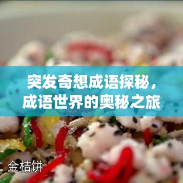 突发奇想成语探秘，成语世界的奥秘之旅