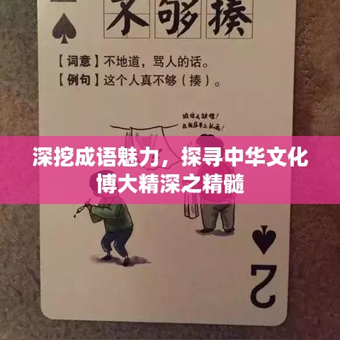 深挖成语魅力，探寻中华文化博大精深之精髓