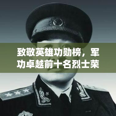 致敬英雄功勋榜,军功卓越前十名烈士荣耀上榜